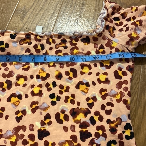 Guess Women’s Pink Animal Print  Top Vintage (Small) - Picture 5 of 6